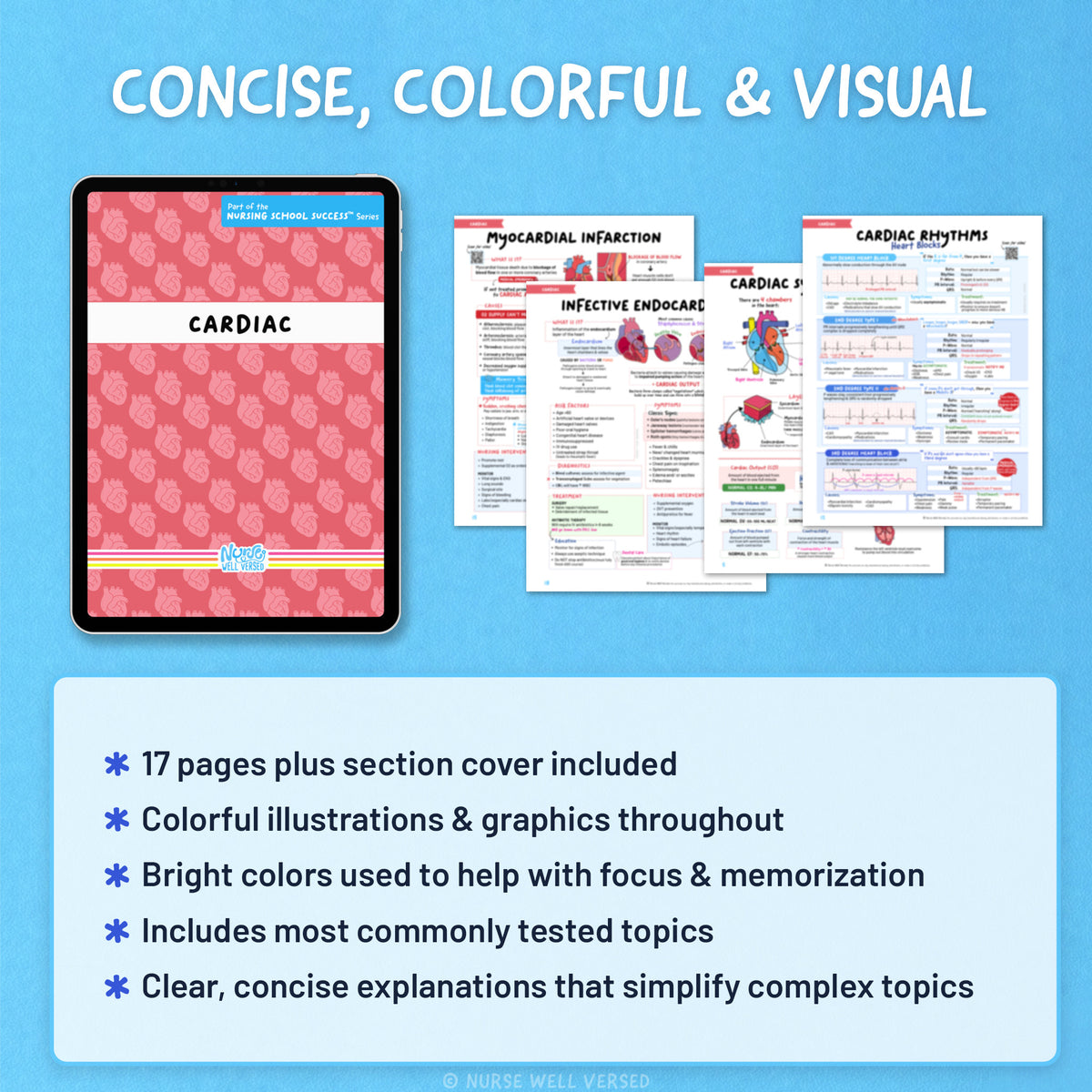 Cardiac Study Guide | E-Book