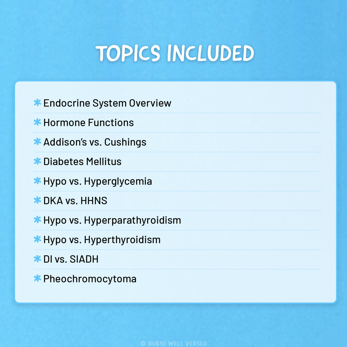 Endocrine Study Guide | E-Book