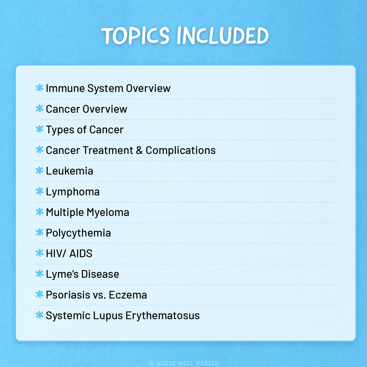 Immune Study Guide | E-Book
