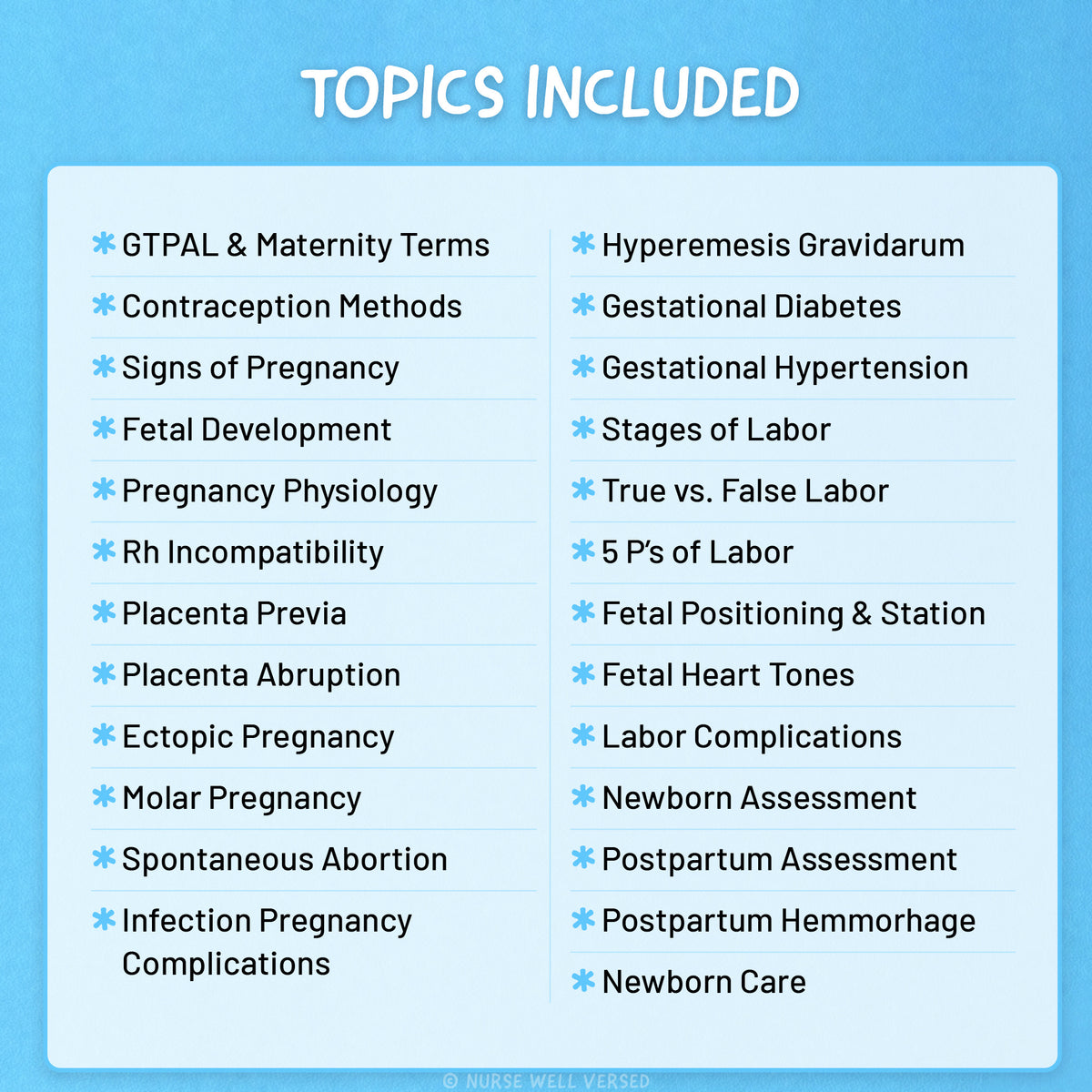 Maternity Study Guide | E-Book