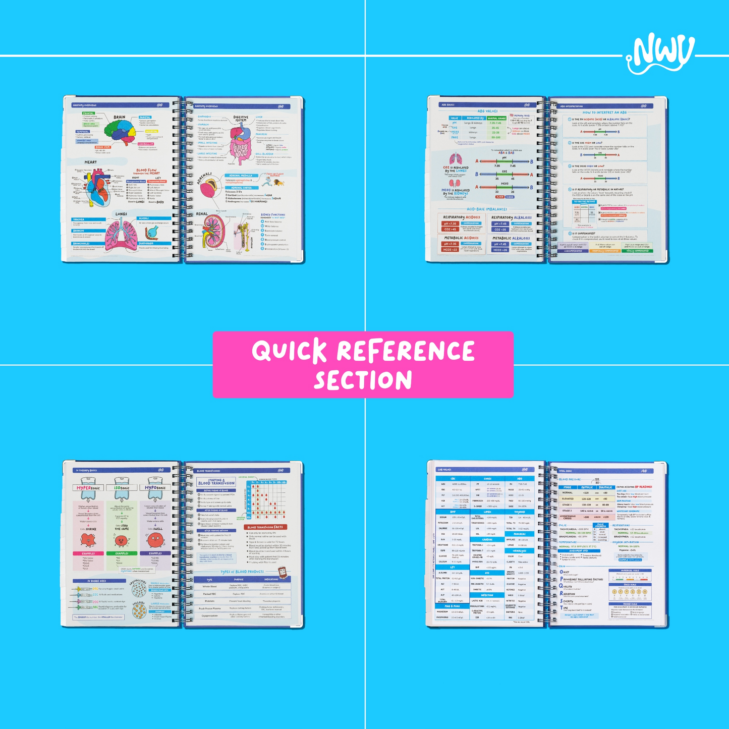 Nursing School Success Planner | Undated | 12 Month | Monthly + Weekly