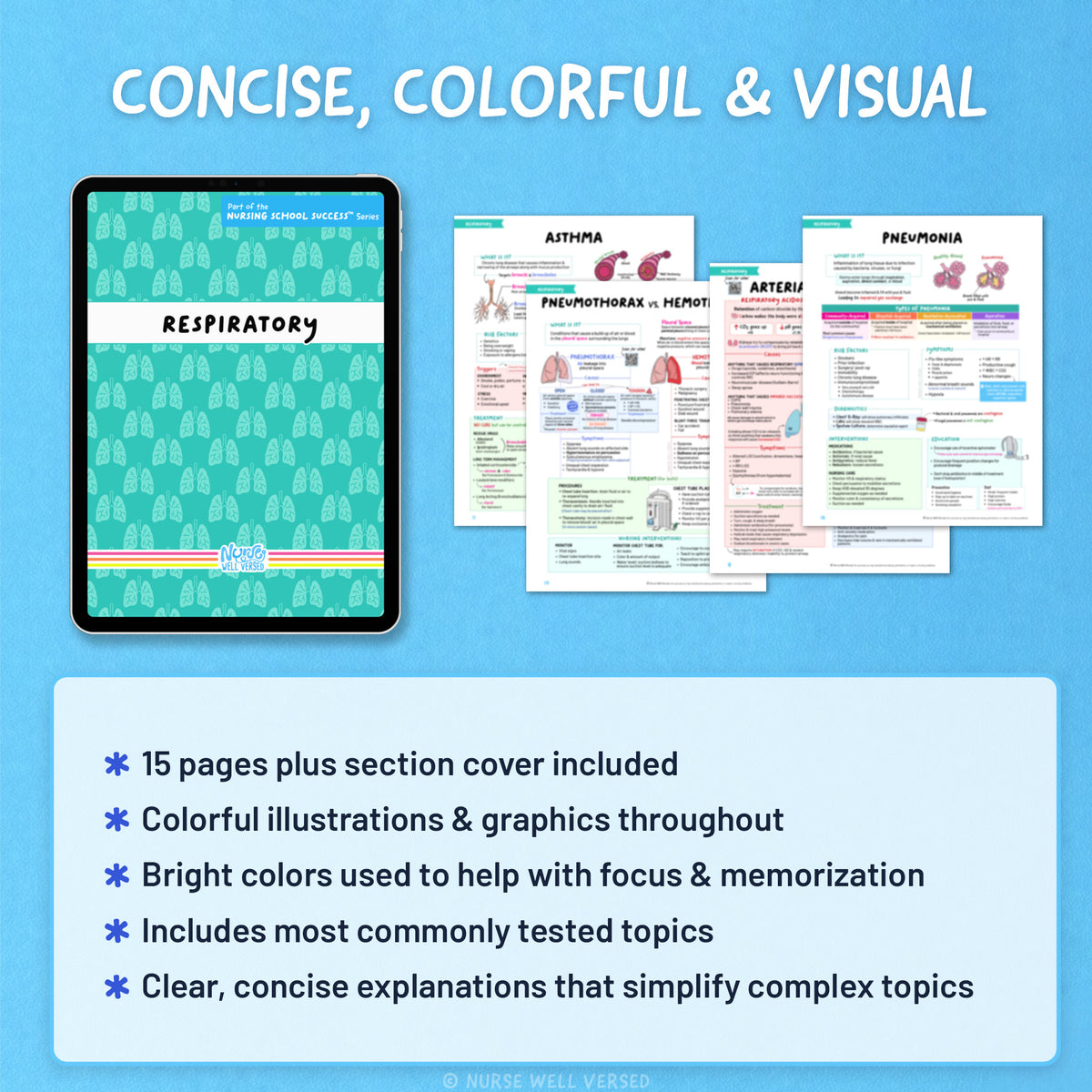 Respiratory Study Guide | E-Book