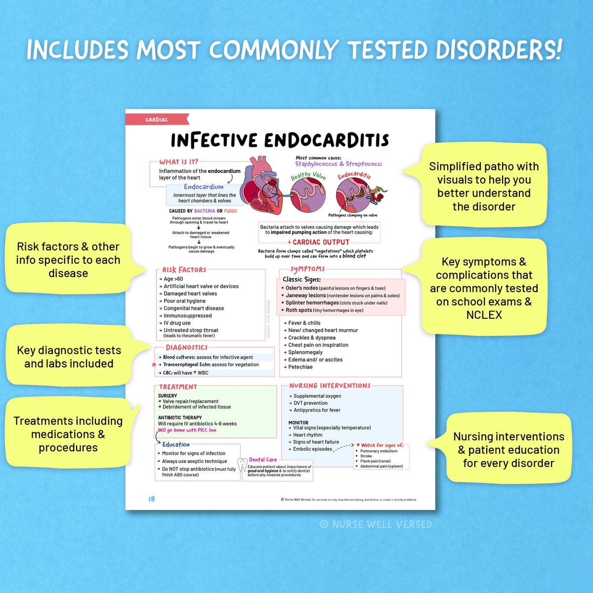 Cardiac Study Guide | E-Book