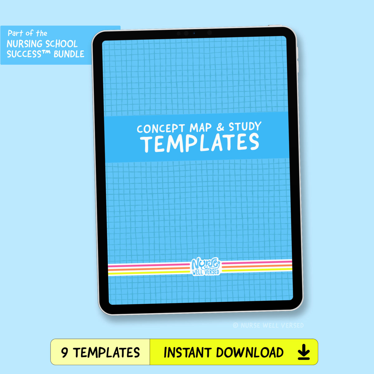 Nursing Concept Map & Study Templates | E-Book